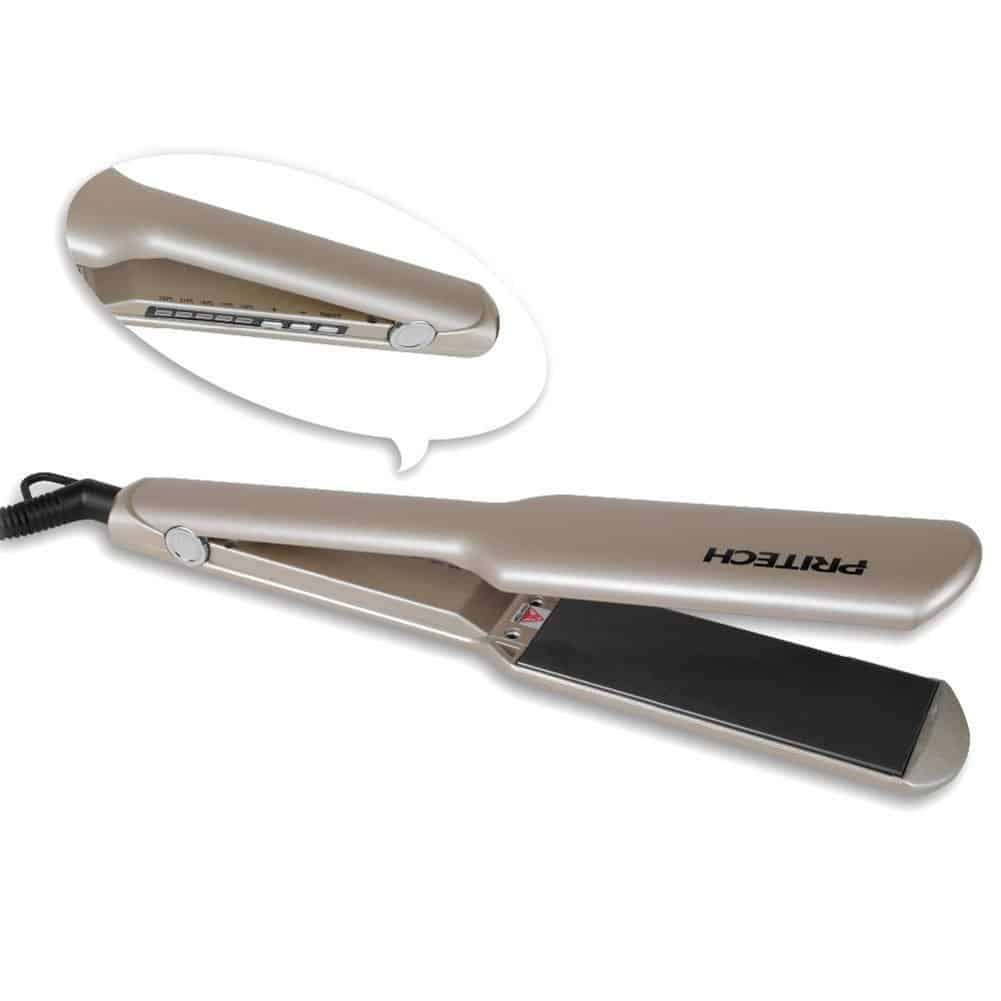 pritech close up Pritech Professional Ultra Thin Hair Straightener close up