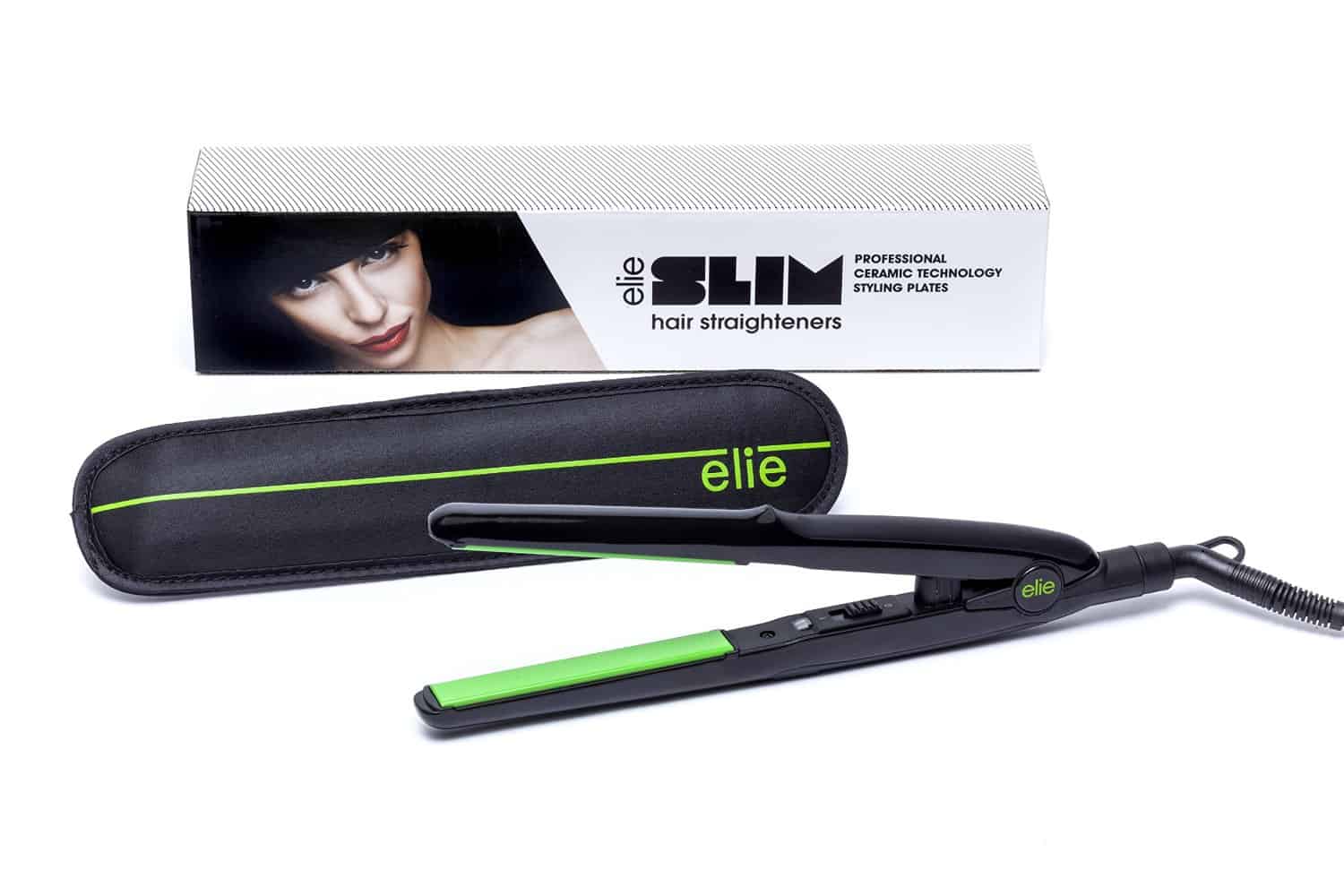 elie package and pouch Elie Slim Hair Straightener pouch