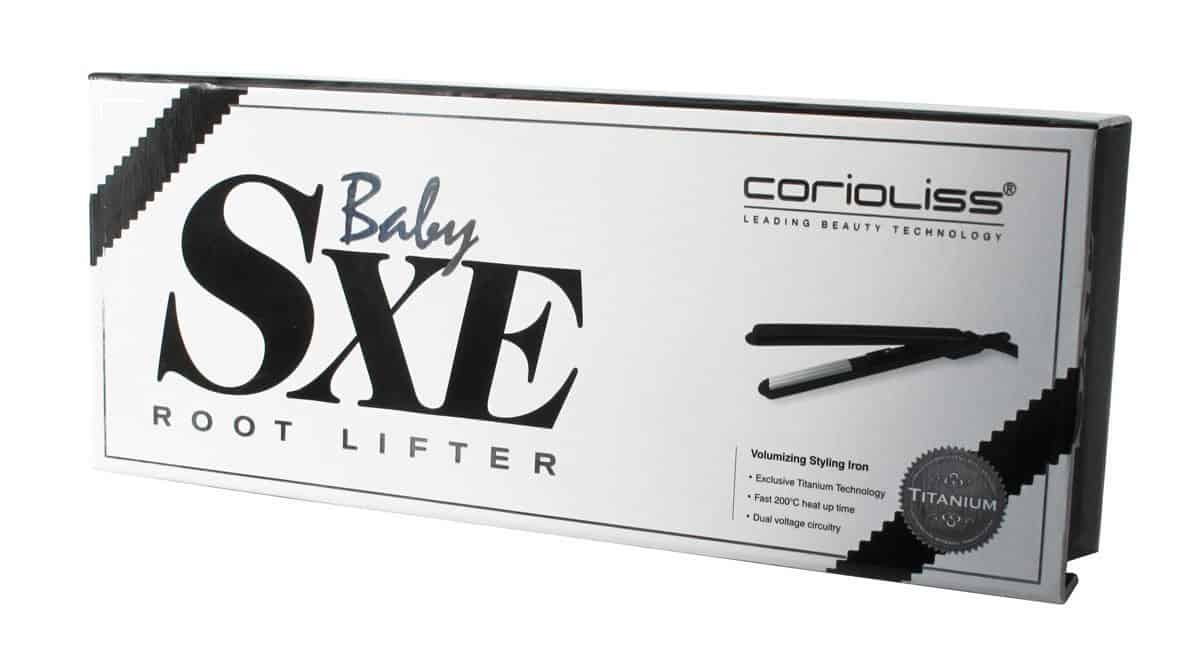 Corioliss Baby SXE Mini Root Lifter Straightener package